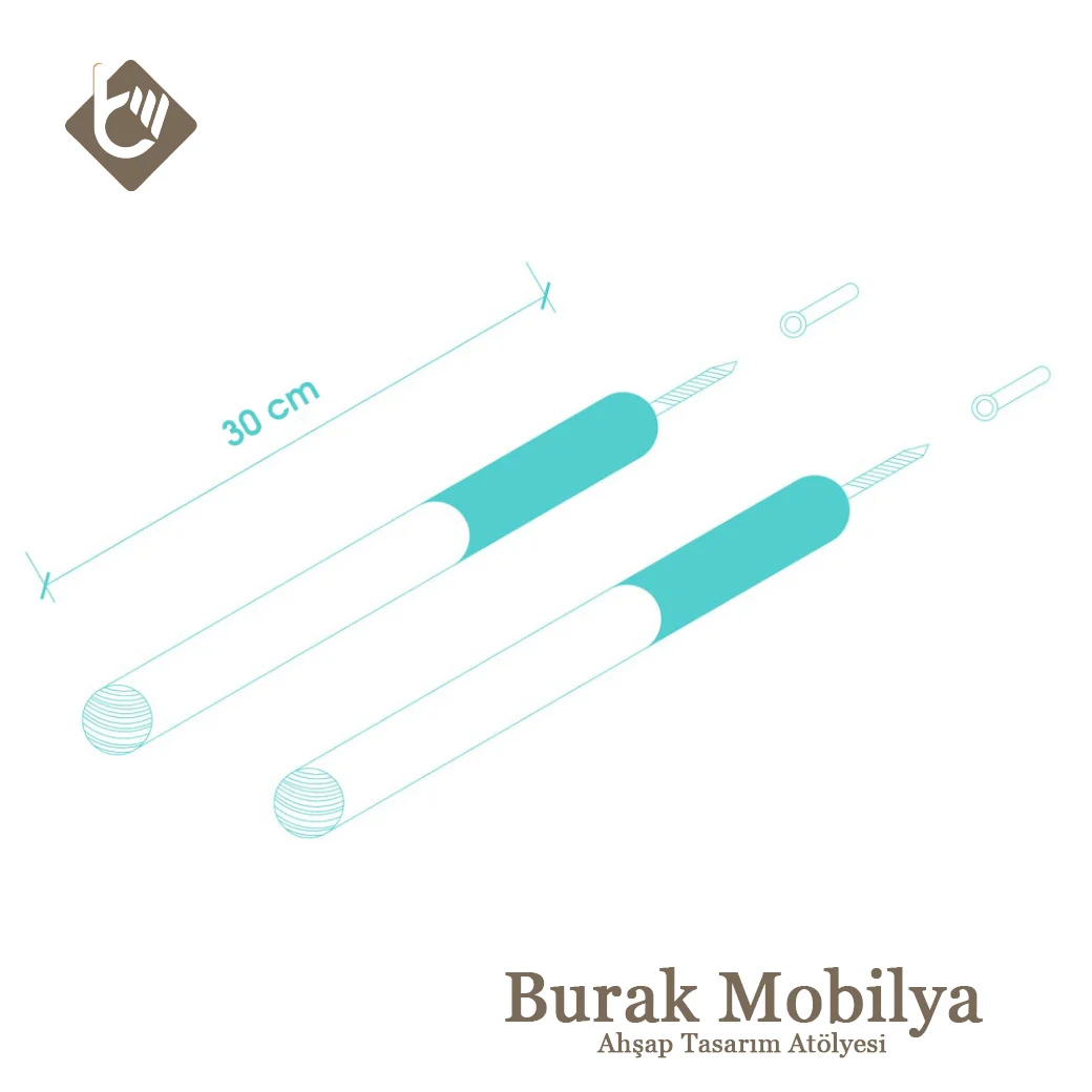 Yuvarlak Ahşap Taşıyıcı